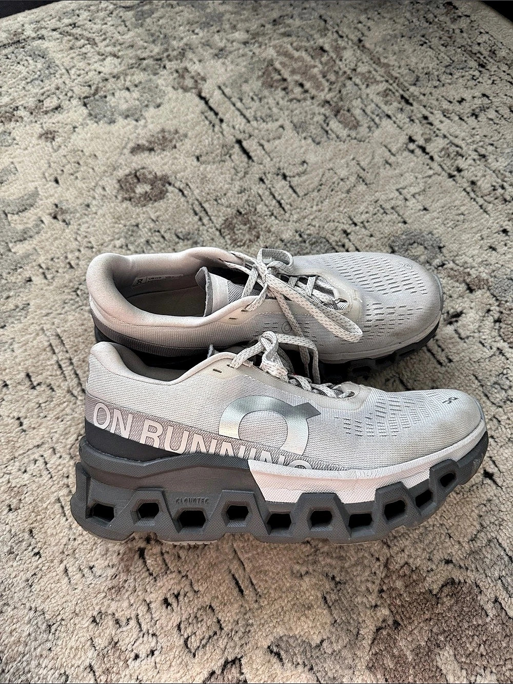 On Cloudswift Monster Athletic Sneakers White & Gray